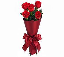 Букет 5 Красных роз Эдлесс Лав в Большой Исток