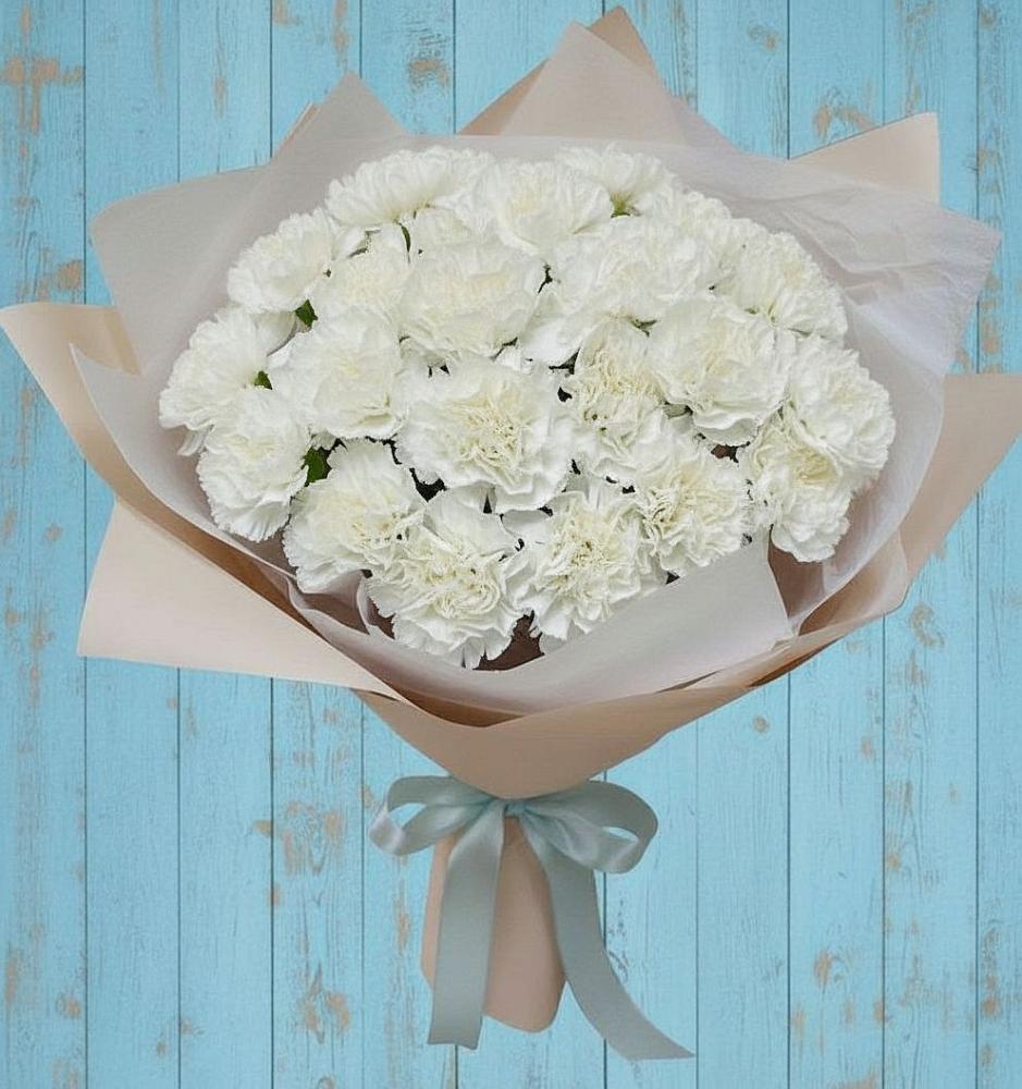 Букет цветов из: Гвоздики в Большой Исток