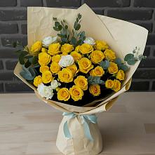 Букет цветов из:  Розы #REPLACE_PRED# Большой Исток