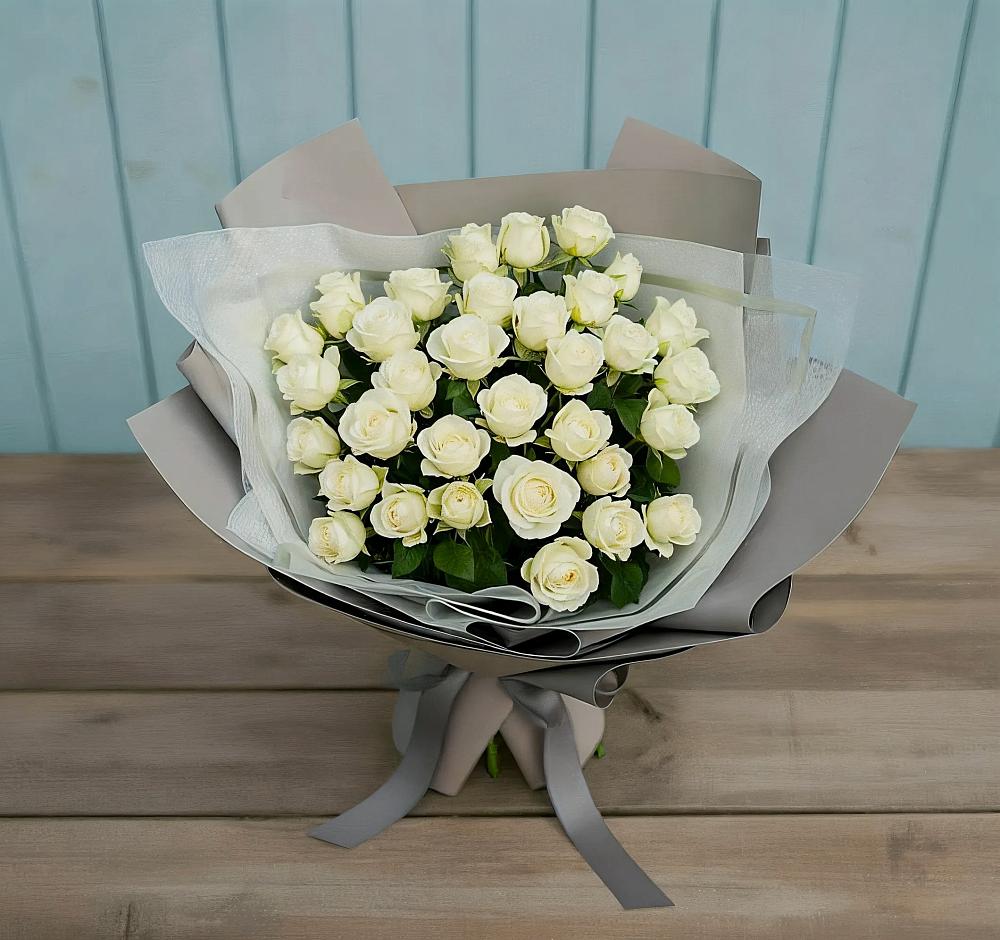 Букет Белоснежная нежность в Большой Исток