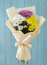 Букет цветов из:  Хризантемы в Большой Исток