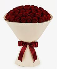 Букет 101 Бордовая роза Блэк Бакарра в Большой Исток