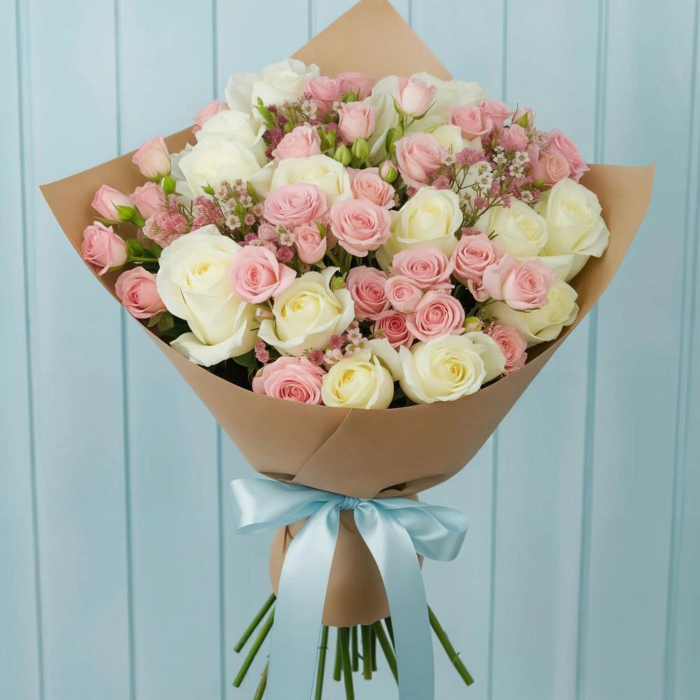 Букет цветов из: Розы в Большой Исток