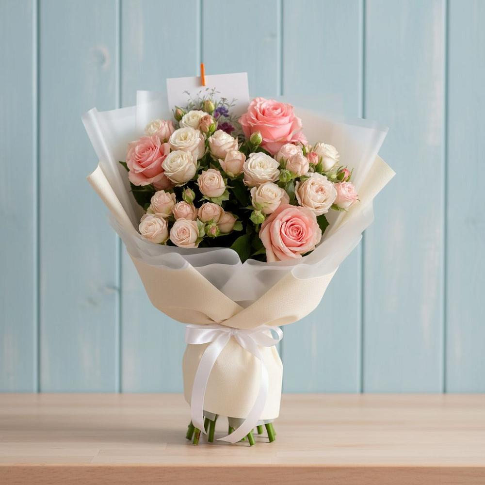 Букет цветов из: Розы в Большой Исток