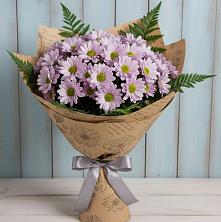 Букет цветов из:  Хризантемы в Большой Исток