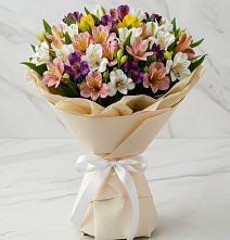 Букет цветов из:  Альстромерии #REPLACE_PRED# Большой Исток
