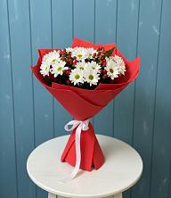 Букет цветов из:  Хризантемы в Большой Исток