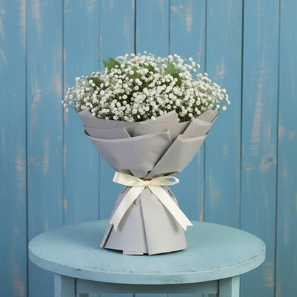 Букет цветов из: Гипсофила в Большой Исток