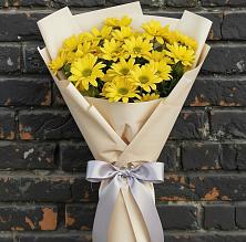 Букет цветов из:  Хризантемы #REPLACE_PRED# Большой Исток