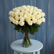 Букет 51 Белая роза Эдлесс Лав #REPLACE_PRED# Большой Исток