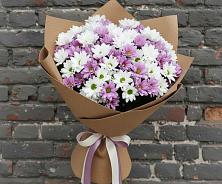 Букет цветов из:  Хризантемы #REPLACE_PRED# Большой Исток