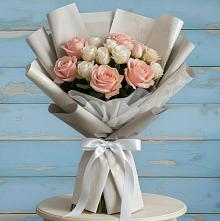 Букет цветов из:  Розы #REPLACE_PRED# Большой Исток