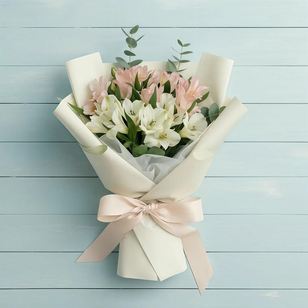 Букет цветов из: Альстромерии в Большой Исток