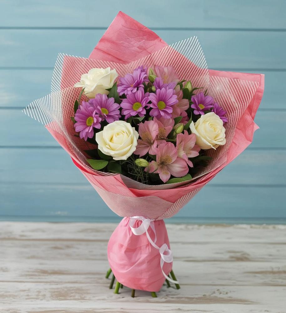 Букет цветов из: Герберы в Большой Исток