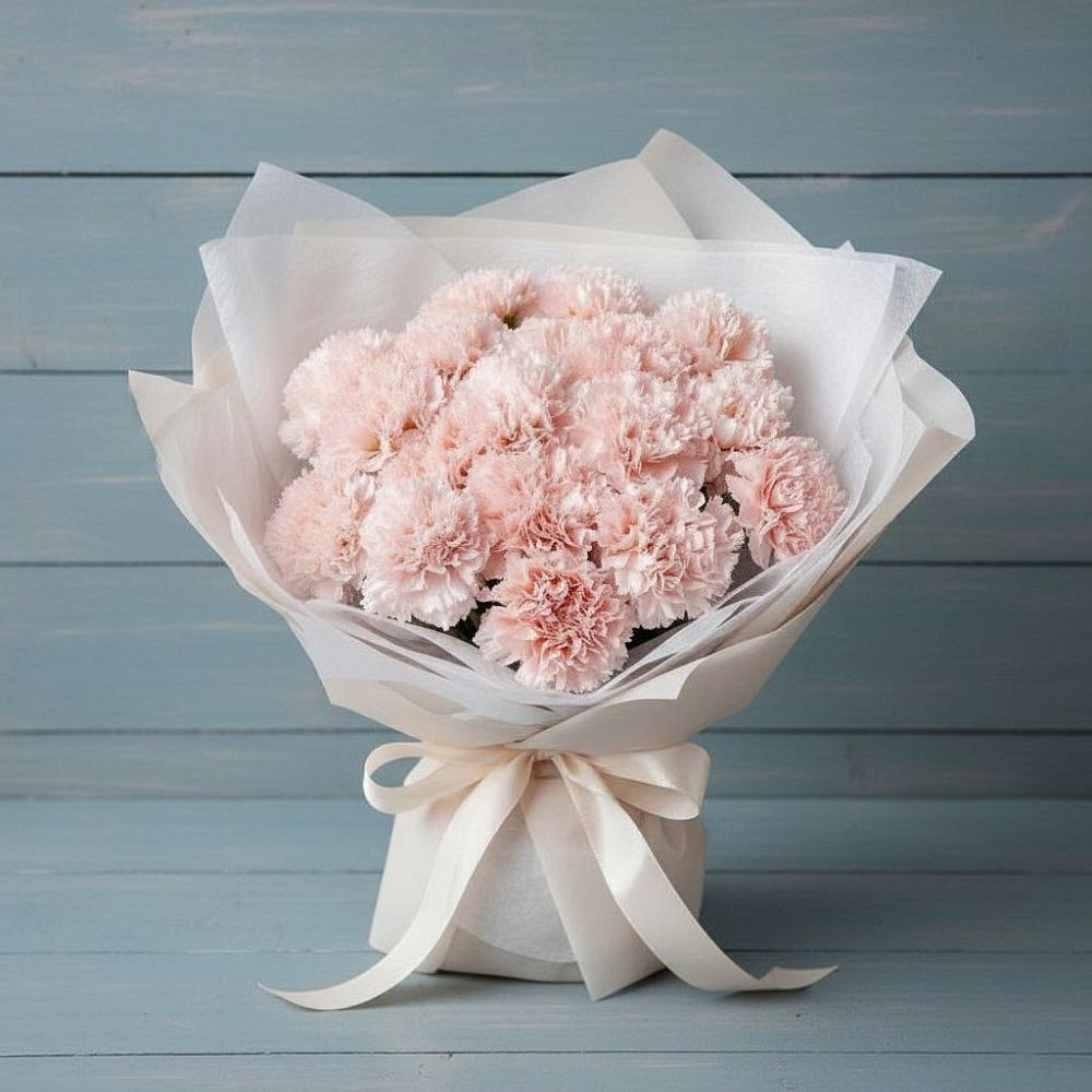 Букет цветов из: Гвоздики в Большой Исток